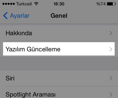 iOS aygıtınızı iTunes kullanmadan güncelleme veya geri yükleme