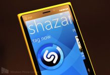Shazam Windows Phone Versiyonu Güncellendi