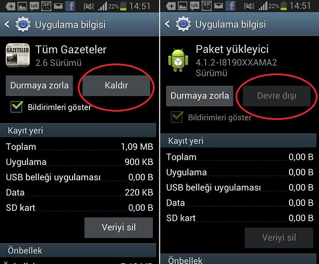 android-uygulama-silme