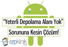 Yeterli Depolama Alanı Yok Sorunu Nasıl Çözülür?