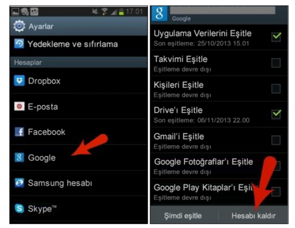 google-play-hesabi-kaldirmak