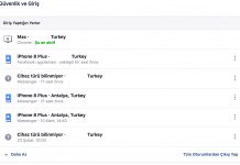 Facebook Hesabınız ile Giriş Yaptığınız Konumlar Bulma