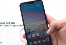 Huawei P20 Lite Navigasyon Tuşları Ayarlama