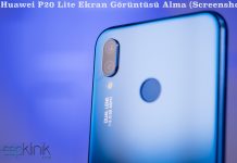 Huawei P20 Lite Ekran Görüntüsü Alma (Screenshot)
